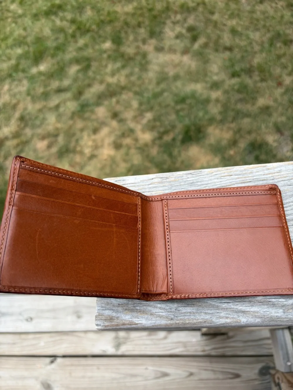 Coach Vintage Brown Leather Bifold Wallet